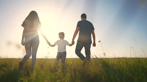 Person walking outdoors in nature